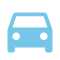 blaues Icon mit Auto