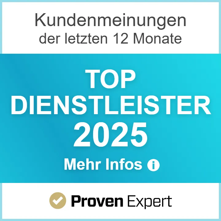 Top Dienstleister 2025 von Proven Expert