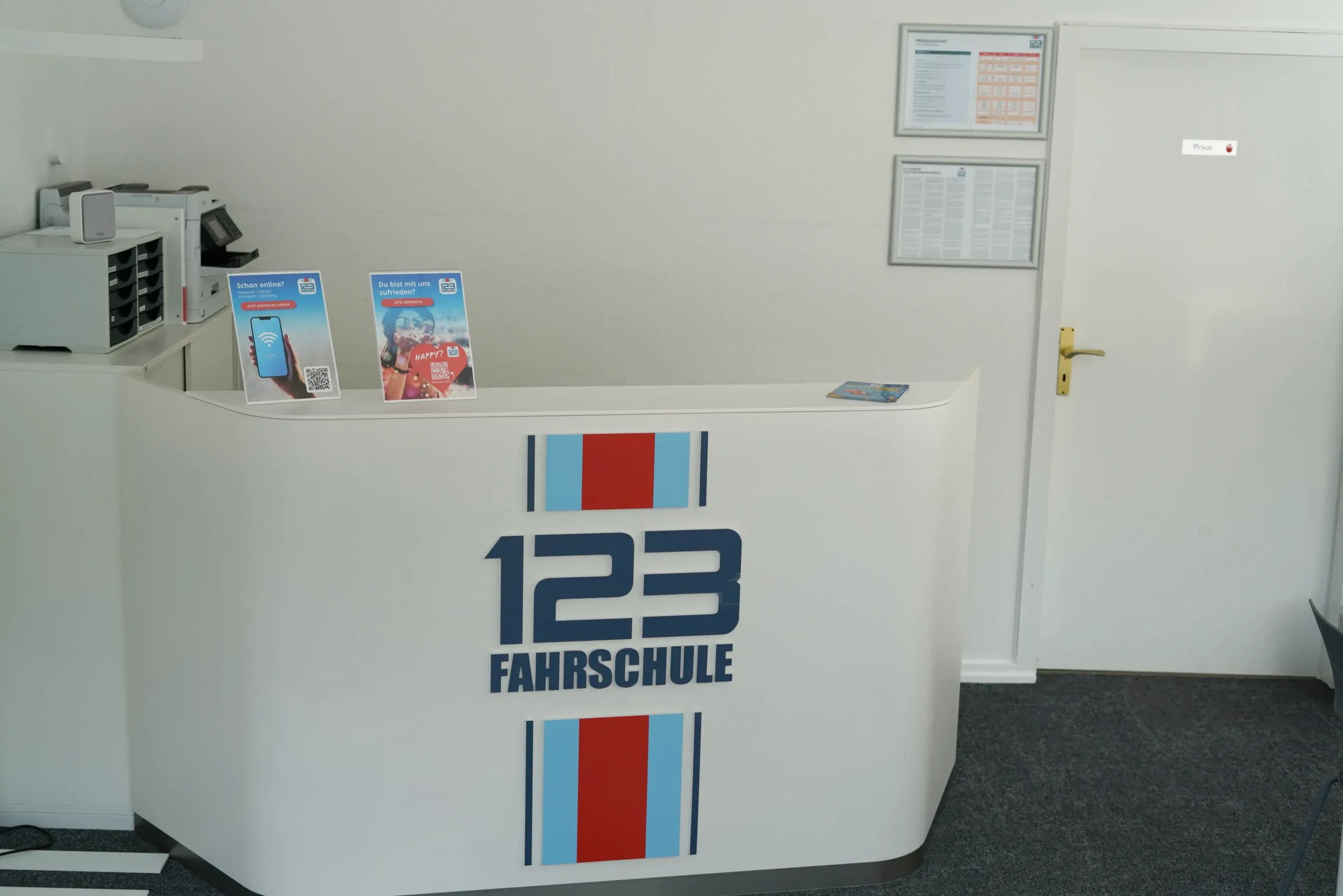 Rezeption der 123fahrschule