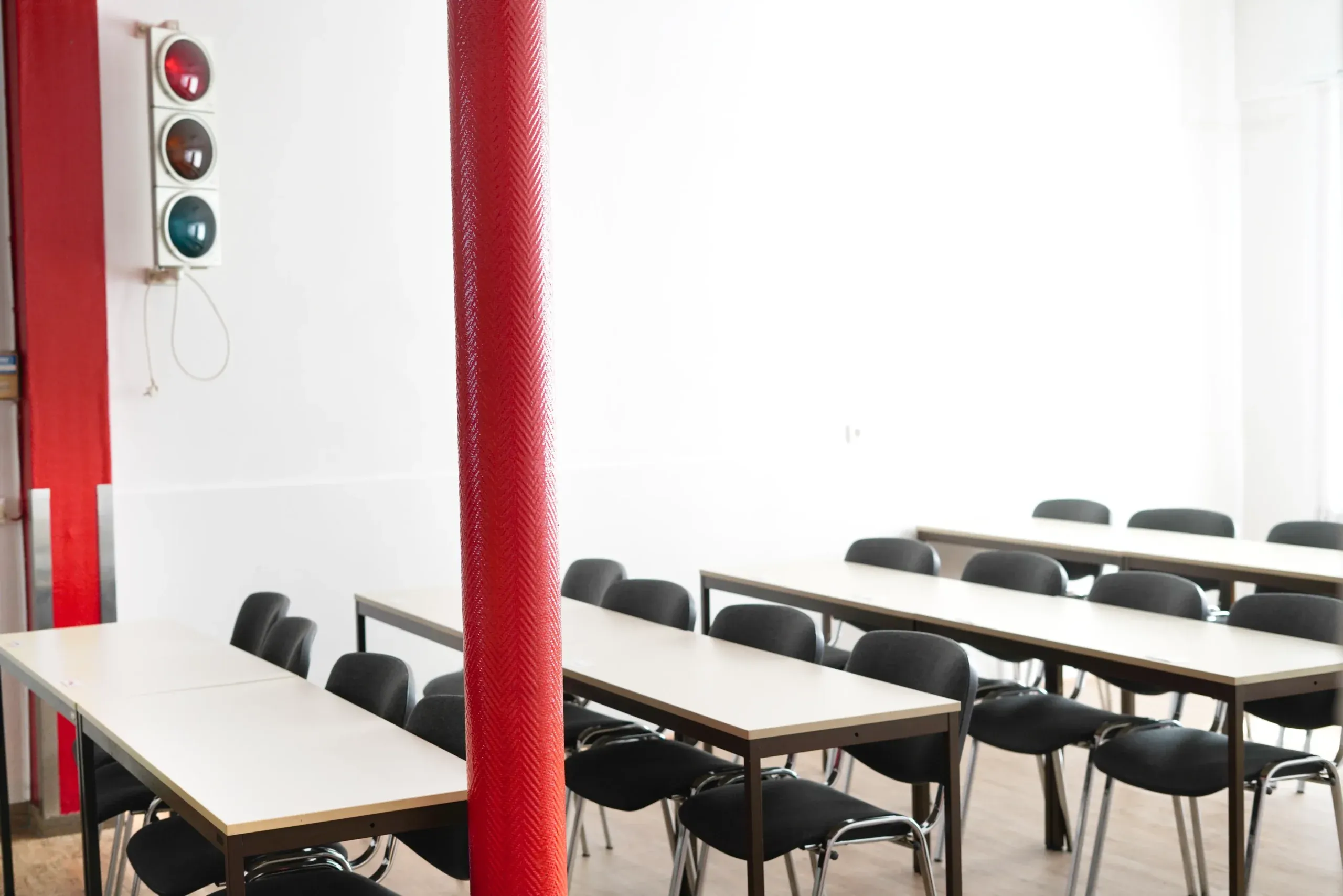 123Fahrschule Raum für den Theorieunterricht von innen