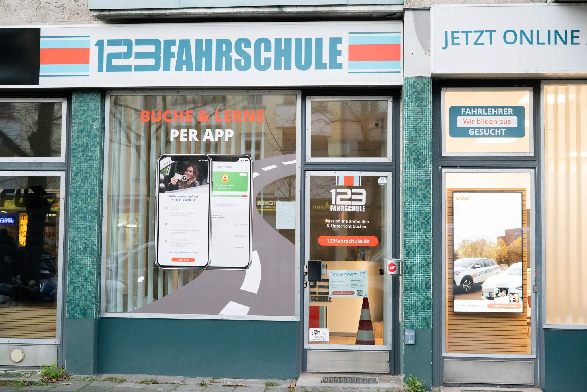 Filiale der 123fahrschule Berlin Tempelhof von außen
